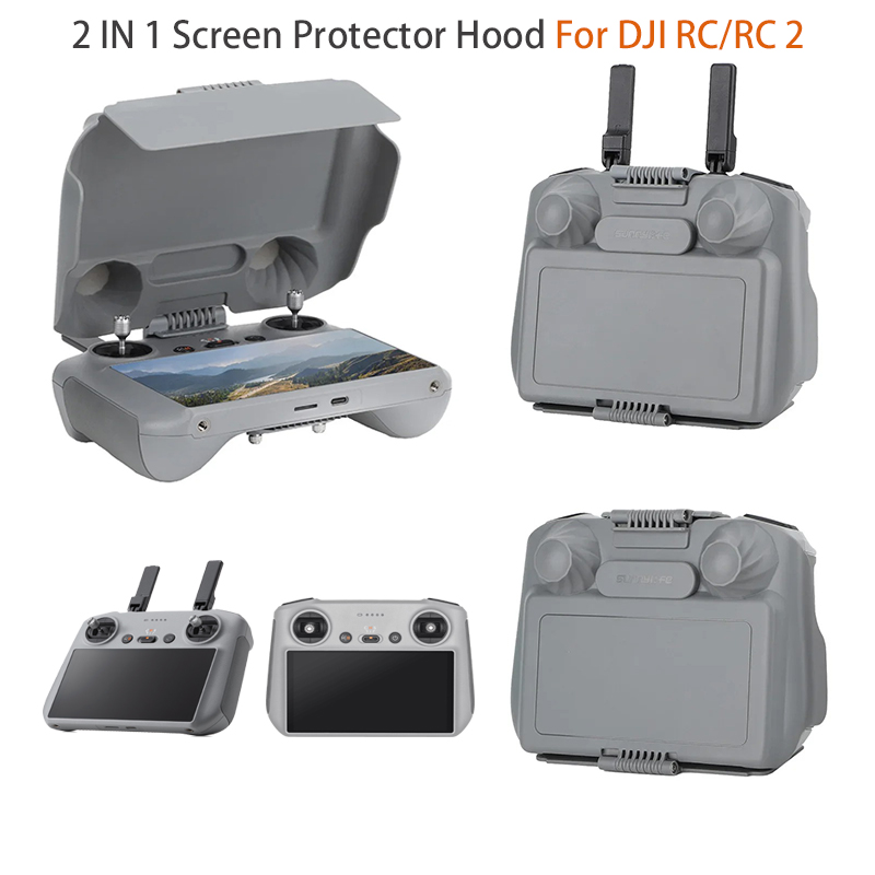 Drone Controller Hood - スクリーンプロテクター,Dji rc,rc 2,リモコン,日焼け止めシェル,dji mini 3 pro,mavic