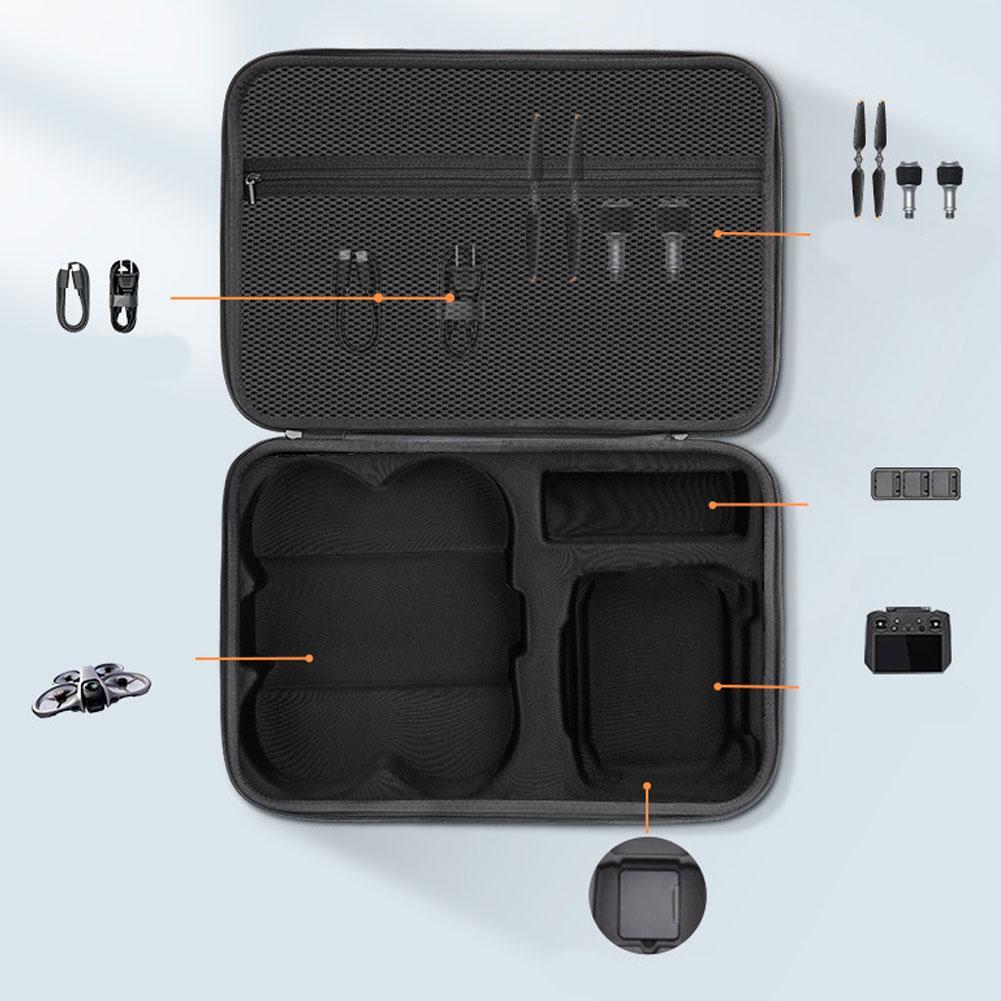 Drone Backpack - dji Avata 360 収納バッグ ポータブル収納バッグ ハードシェル保護ケース