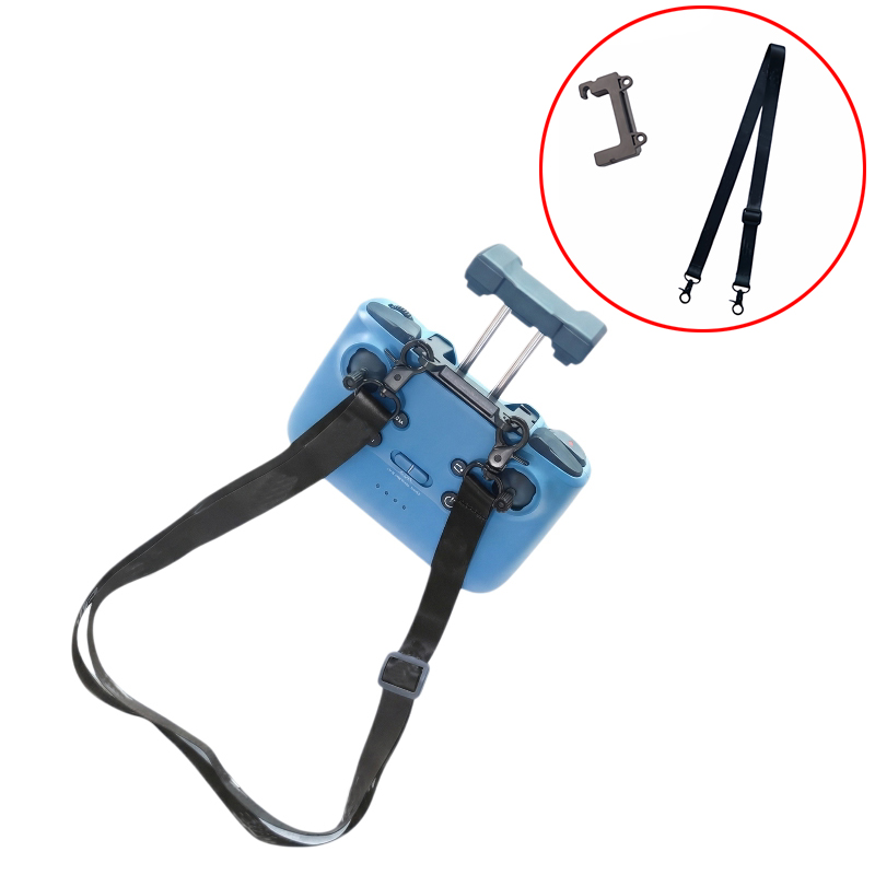 Drone Remote Controller Lanyard - 1 個のリモコン調整可能なネックストラップ、プラスチックマウント付き軽量送信機ストラップパーツ LumenFly ミニ RC ドローン用