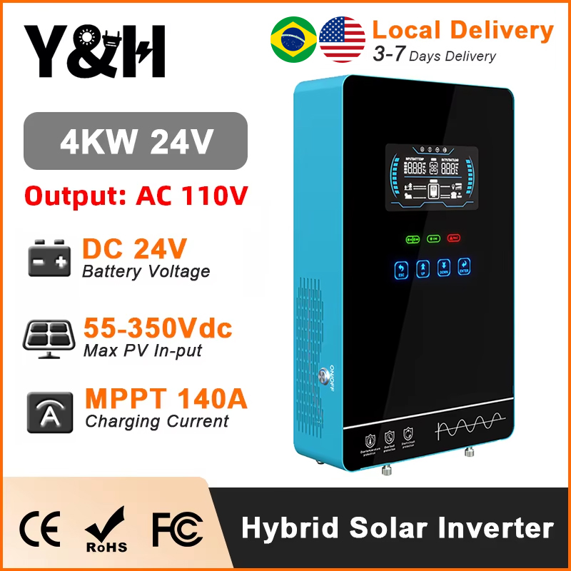 Y & H-ハイブリッドソーラーインバーター,24V, 11 - Drone Solar Charger のレビューと価格