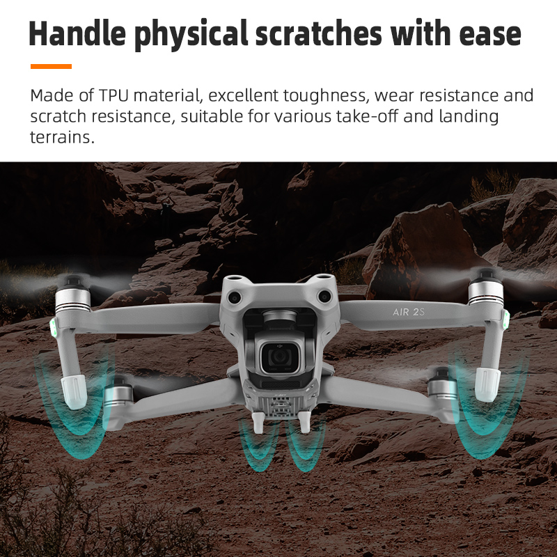 エアコン2s保護フットパッド用耐摩耗ネットギア足パッドdji - Drone Landing Pad のレビューと価格