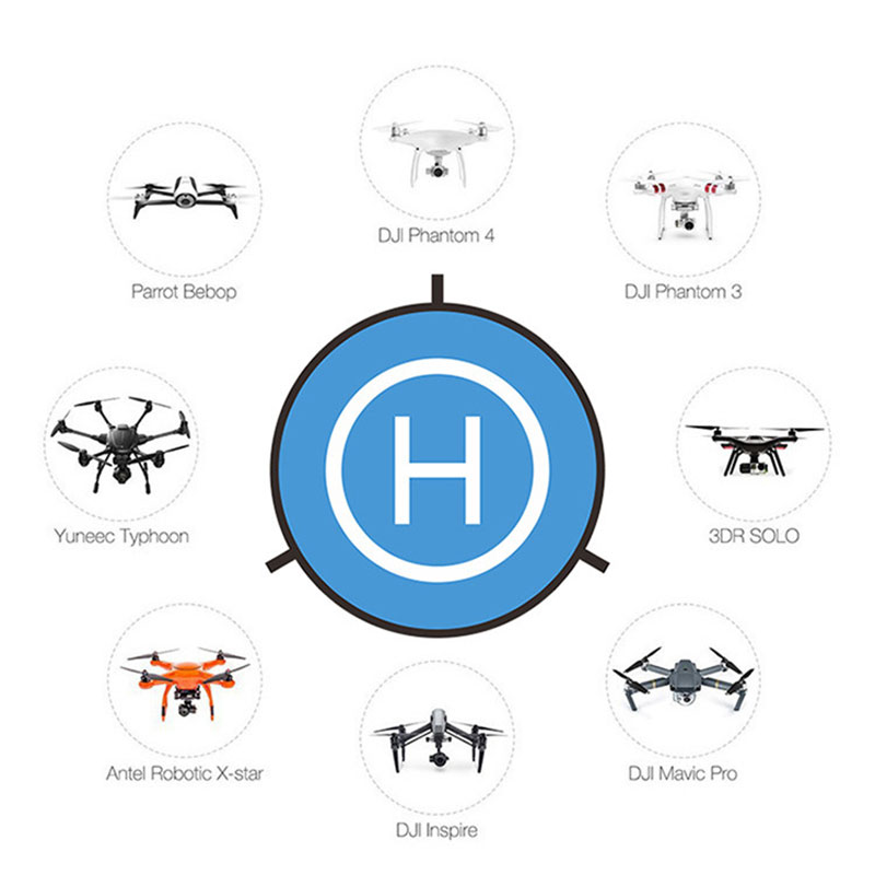 クワッドコプター用折りたたみ式ランディングパッド,55cm, - Drone Landing Pad のレビューと価格
