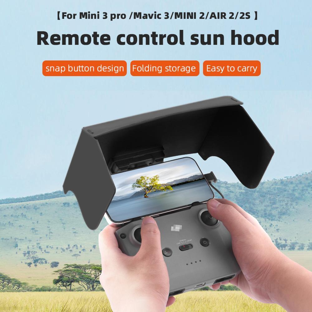 リモコンサンシェードドローンアクセサリー アンチグレア折りた - Drone Controller Hood のレビューと価格