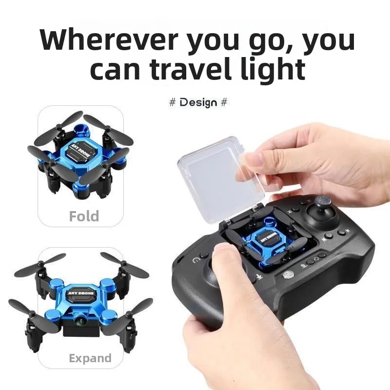 ミニ折りたたみ式蚊取りドローン、空中カメラ付き、学生・子供向 - Drone Controller Screen のレビューと価格