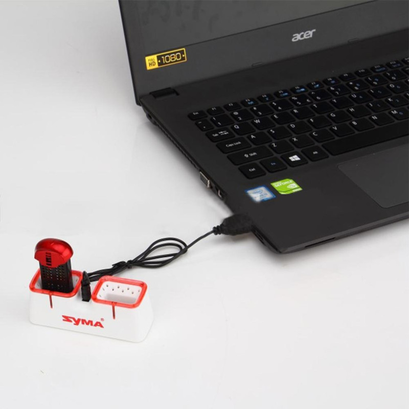 デュアル USB 高速充電器 Syma X22 X22W ド - Drone Beacon Light のレビューと価格